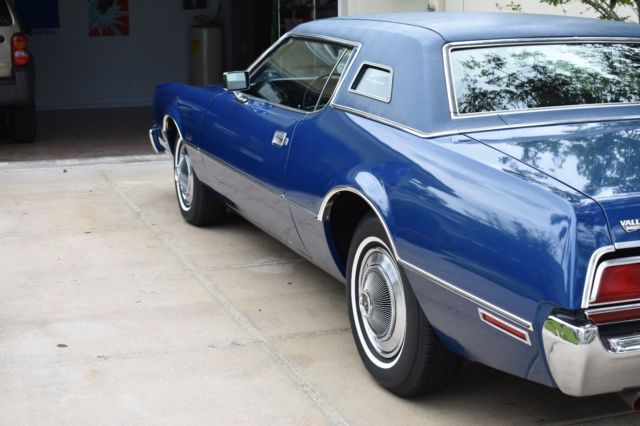 1973 Dark Blue Metallic Ford Thunderbird Coupe