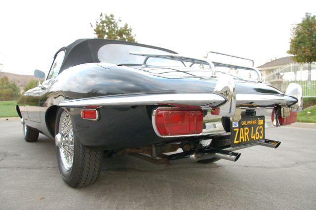 1969 Black Jaguar E-Type Convertible