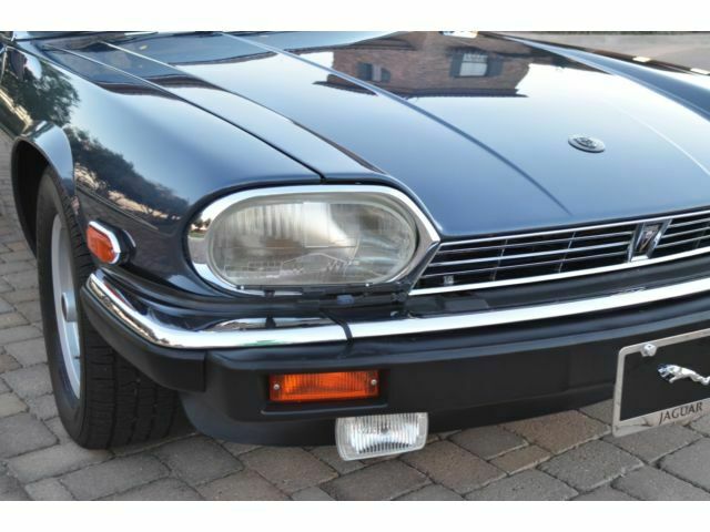 1989 Blue Jaguar XJS Convertible