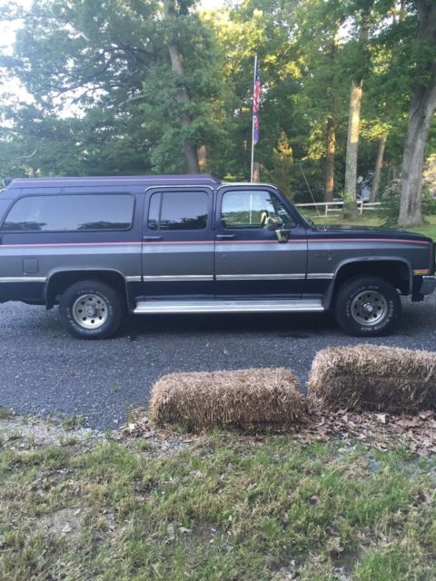 1987 Blue Chevrolet Suburban SUV