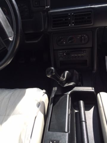 1992 Red Ford Mustang Convertible