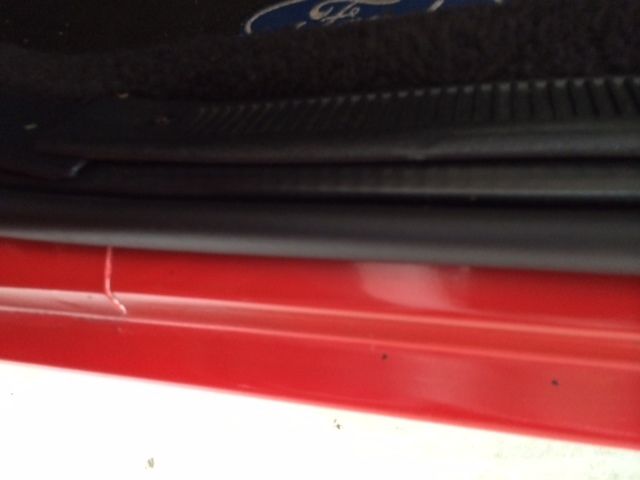 1992 Red Ford Mustang Convertible