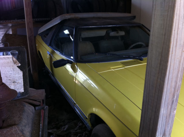 1980 Yellow Toyota Celica Convertible