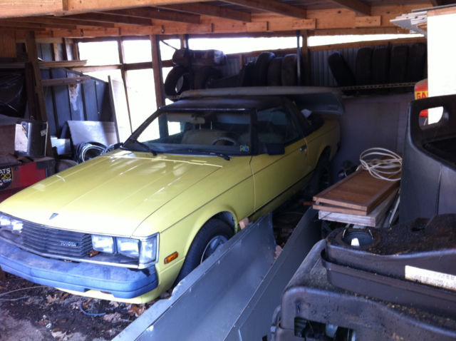 1980 Yellow Toyota Celica Convertible