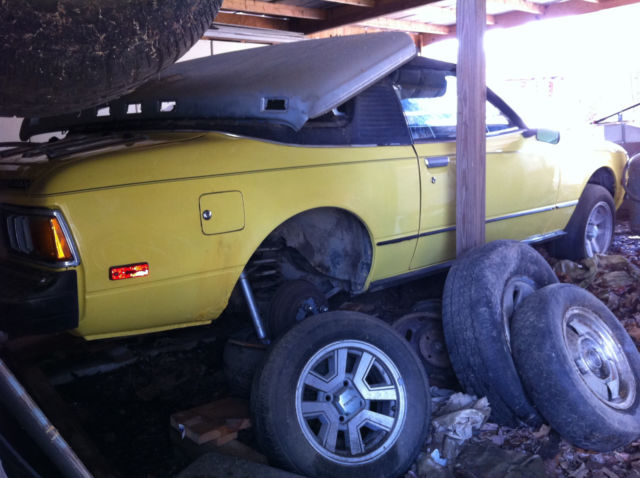 1980 Yellow Toyota Celica Convertible