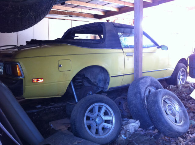 1980 Yellow Toyota Celica Convertible