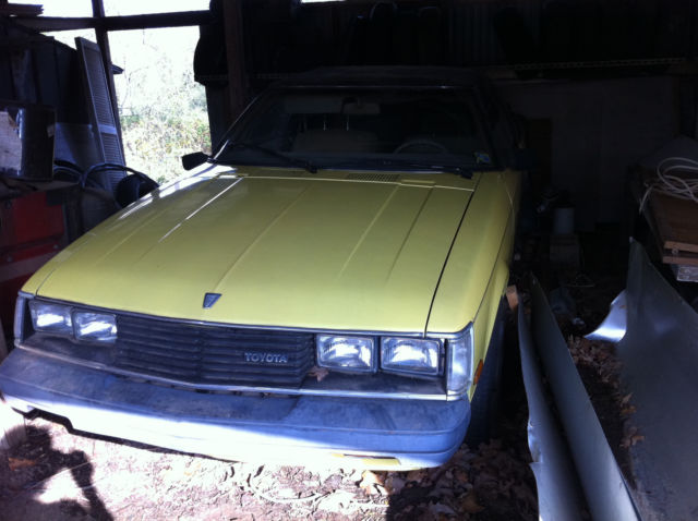 1980 Yellow Toyota Celica Convertible