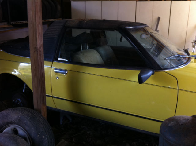 1980 Yellow Toyota Celica Convertible