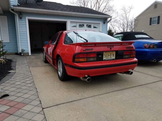 1988 Red Mazda RX-7 Coupe