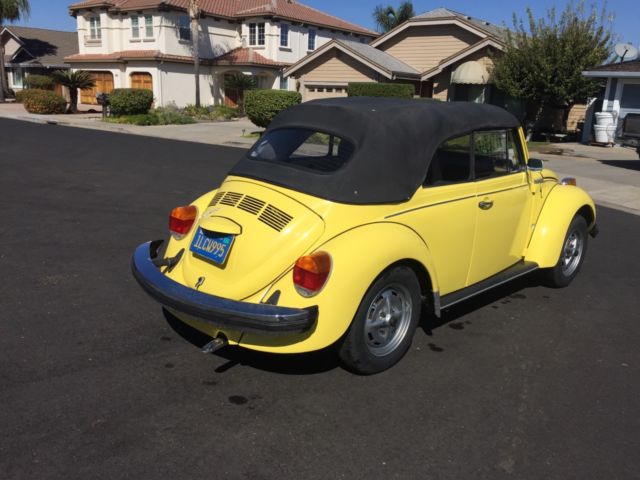 1978 Yellow Volkswagen Beetle - Classic Convertible