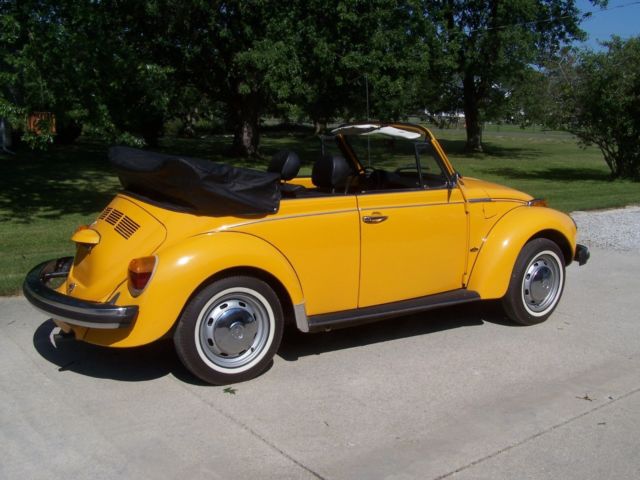 1978 Yellow Volkswagen Beetle - Classic Convertible