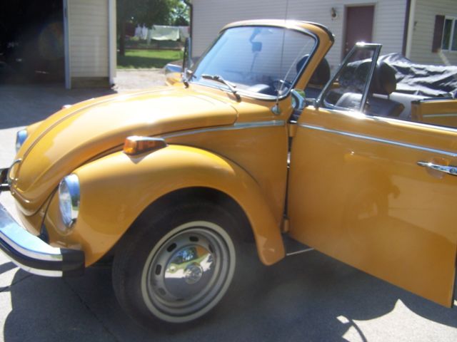 1978 Yellow Volkswagen Beetle - Classic Convertible