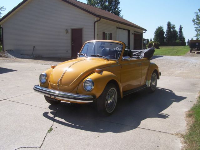 1978 Yellow Volkswagen Beetle - Classic Convertible
