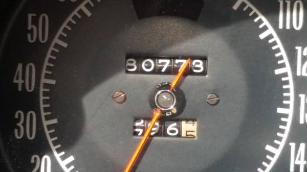 1972 Orange Chevrolet Corvette Convertible