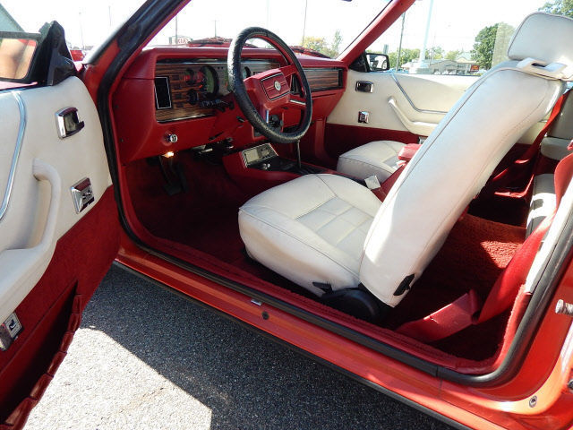 1983 Red Ford Mustang Convertible