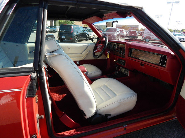 1983 Red Ford Mustang Convertible