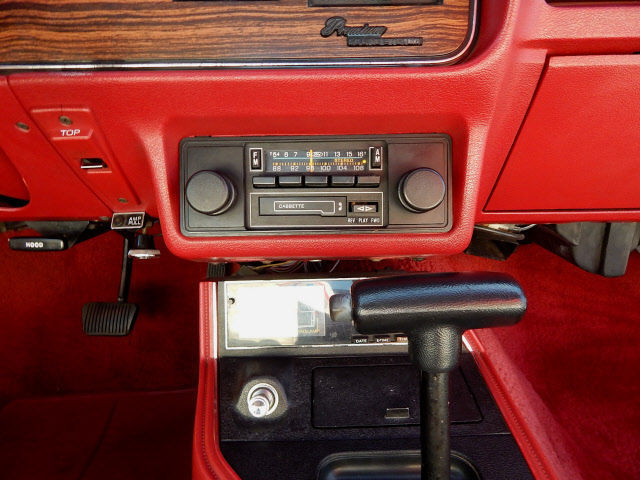 1983 Red Ford Mustang Convertible