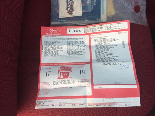 1988 Silver and Grey Ford F-150 Truck