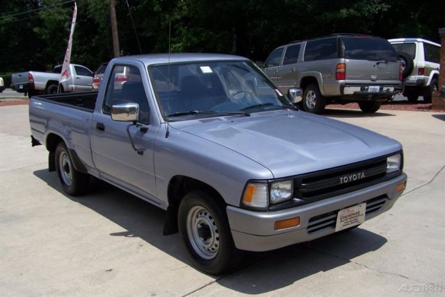 1990 Blue Toyota Tacoma Pickup Truck