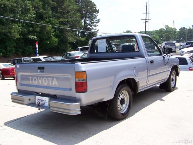 1990 Blue Toyota Tacoma Pickup Truck