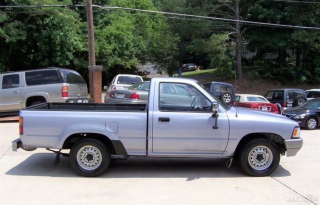1990 Blue Toyota Tacoma Pickup Truck