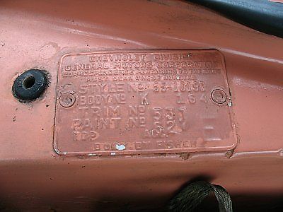 1955 Coral with Shadow Gray Chevrolet Bel Air/150/210 Sedan