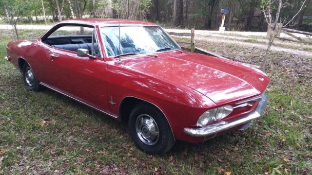 1965 Red Chevrolet Corvair Coupe