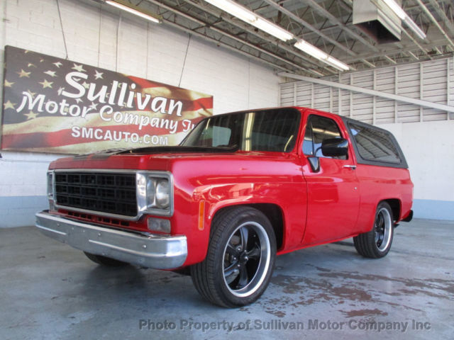 1978 Red Chevrolet Blazer