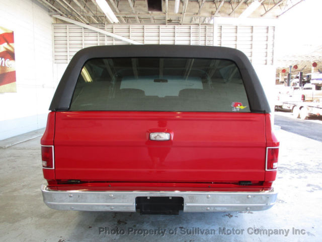 1978 Red Chevrolet Blazer