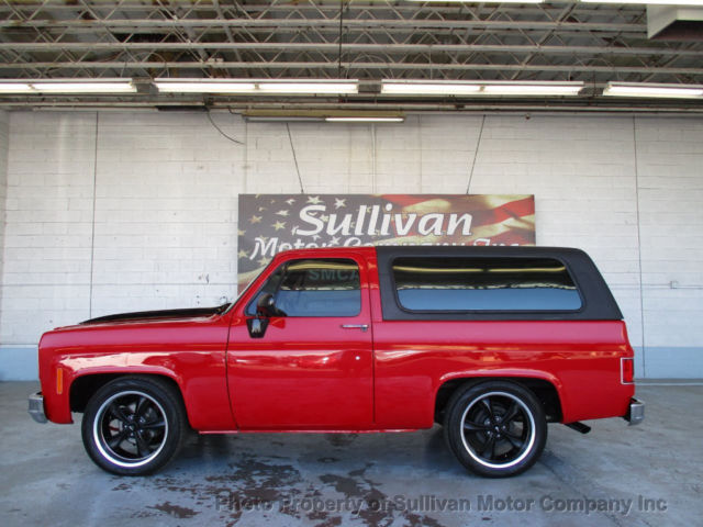 1978 Red Chevrolet Blazer