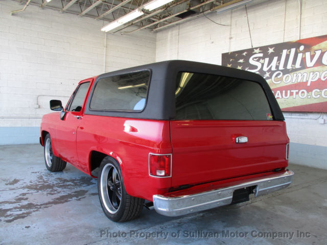 1978 Red Chevrolet Blazer