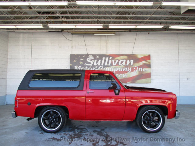 1978 Red Chevrolet Blazer