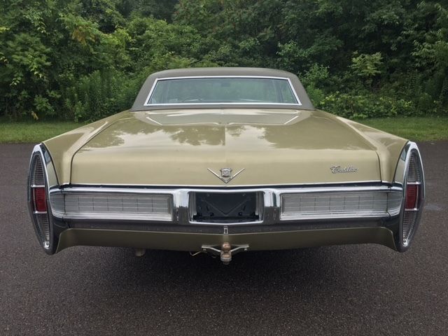1967 Green Cadillac DeVille Coupe