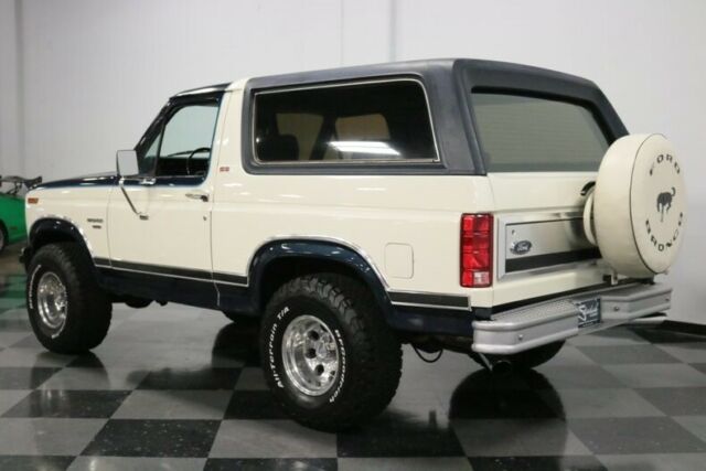 1982 Blue Ford Bronco SUV