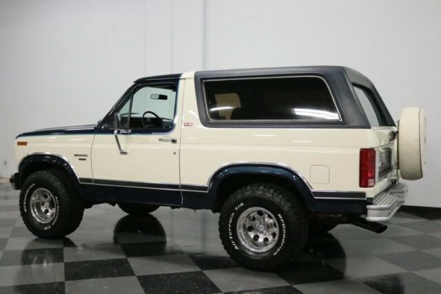 1982 Blue Ford Bronco SUV