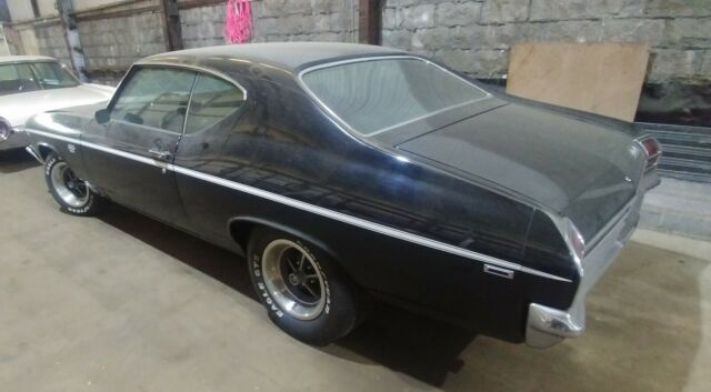 1969 Black Chevrolet Chevelle Coupe