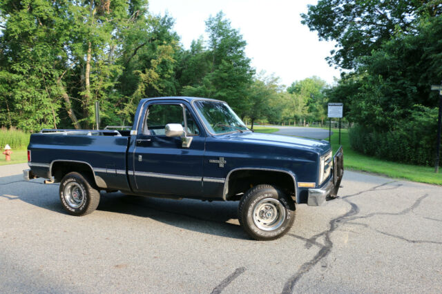 1986 Blue Chevrolet C/K Pickup 1500 Standard Cab Pickup