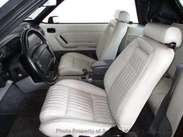 1993 Red Ford Mustang Convertible