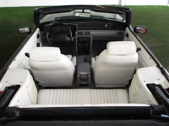 1993 Red Ford Mustang Convertible