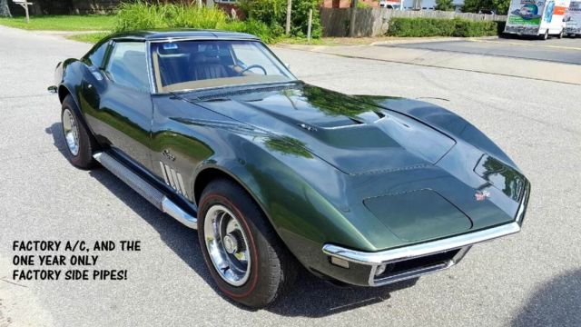 1969 Green Chevrolet Corvette Coupe
