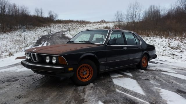 1985 Gray BMW 7-Series Sedan