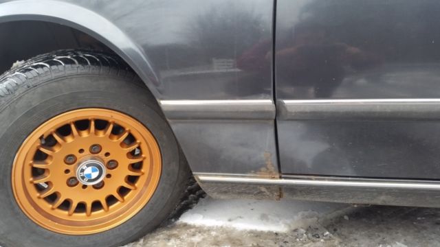 1985 Gray BMW 7-Series Sedan