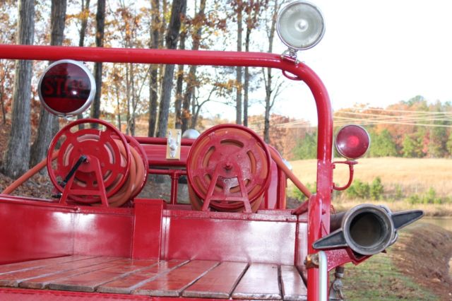 1942 Red Chevrolet VINTAGE FIRE TRUCK FIRE TRUCK