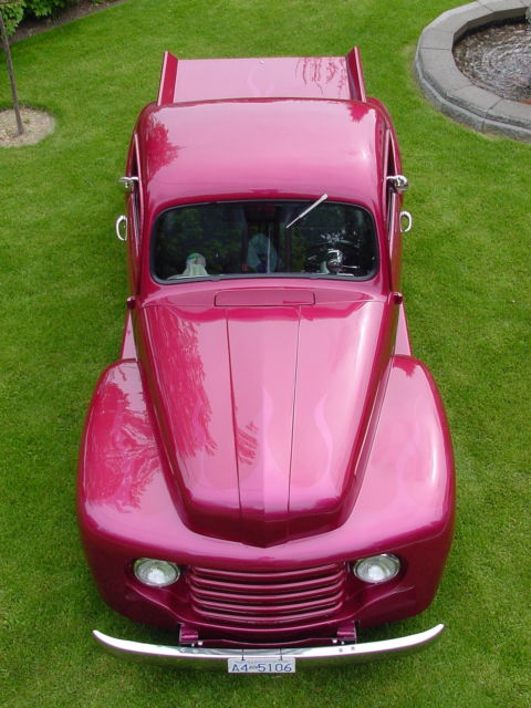 1948 Red Ford F-100 Standard Cab Pickup