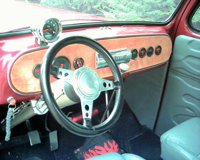 1948 Red Ford F-100 Standard Cab Pickup