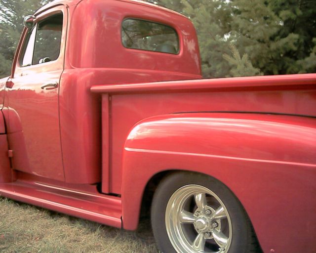 1948 Red Ford F-100 Standard Cab Pickup