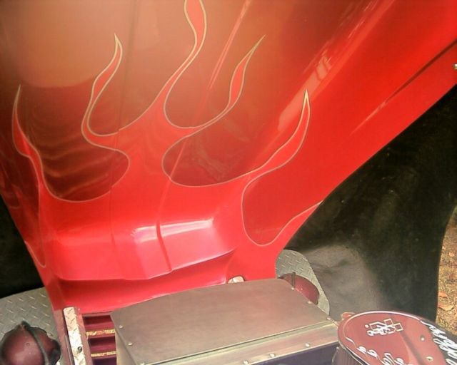 1948 Red Ford F-100 Standard Cab Pickup