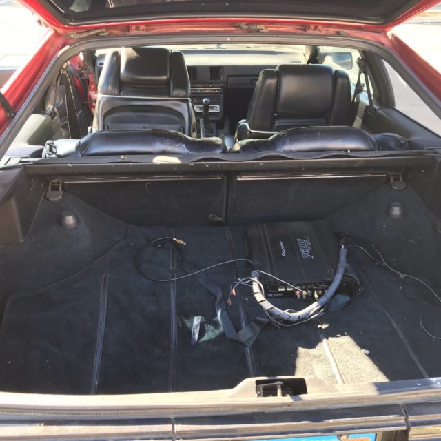 1985 Red Toyota Supra Hatchback