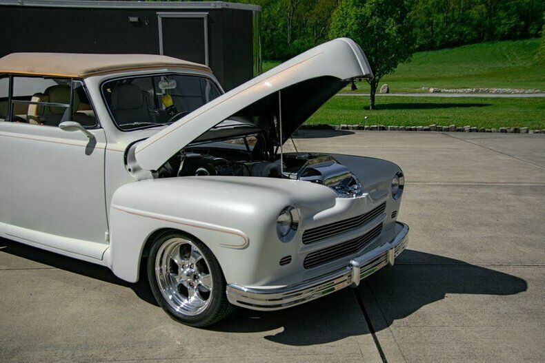 1946 White Ford Super Deluxe Convertible