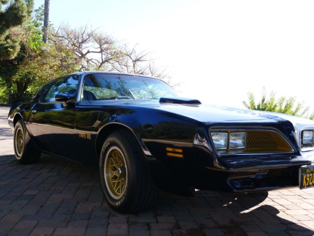 1978 Black Pontiac Trans Am